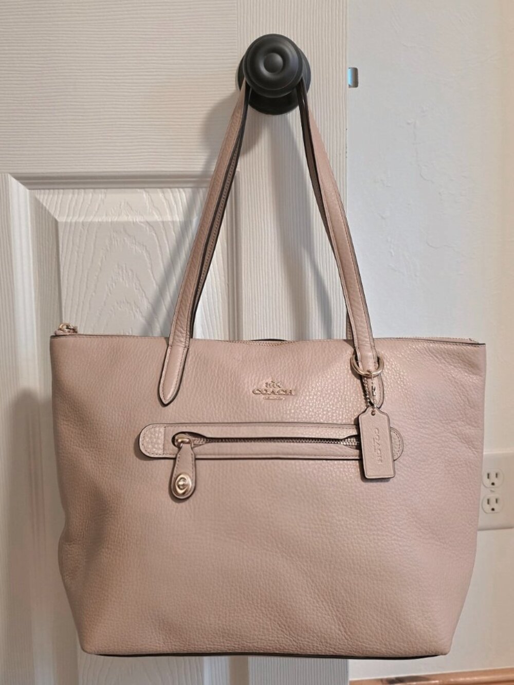 NWT $275 Coach Pebbled Leather Taylor Tote